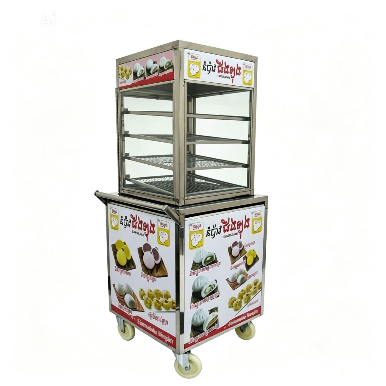 Charcoal steamer